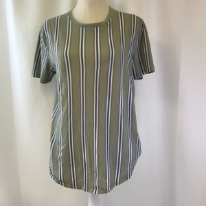 Abercrombie & Fitch Mens Short Sleeve Striped T-Shirt Size Medium